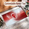 Personalized Crystal Velvet Carpet Bournemouth Football Pattern Non Slip Floor Rug