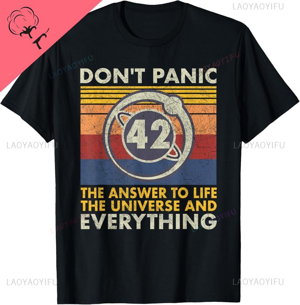 Risposta alla Vita all'Universo e a Tutto 42 È il Significato della Vita Maglietta Abbigliamento Personalizzato Streetwear Cotone Unisex Magliette