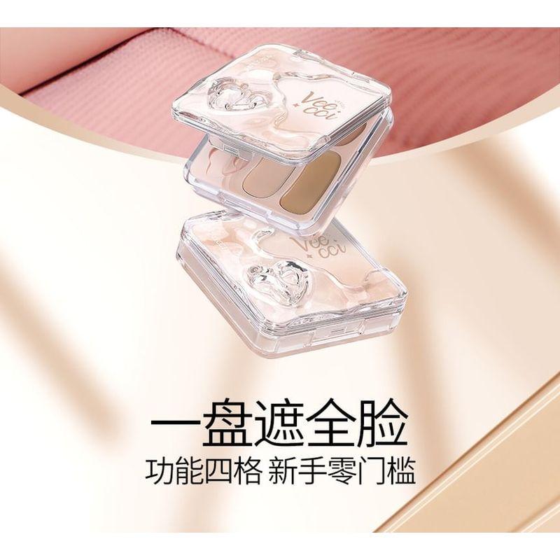 VEECCI - Adaptable 4-Color Concealer Palette - 2 Colors