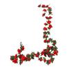 2 Pcs Rose Garlands Artificial Rose Vines Faux Flower Garlands