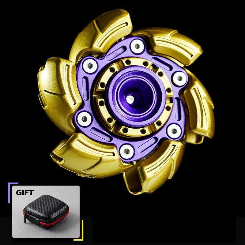 Трансформирующийся механический спиннер, инструмент для СДВГ, крышка для снятия тревоги, открытый гироскоп, ручной спиннер EDC, металлическая игрушка, подарок для