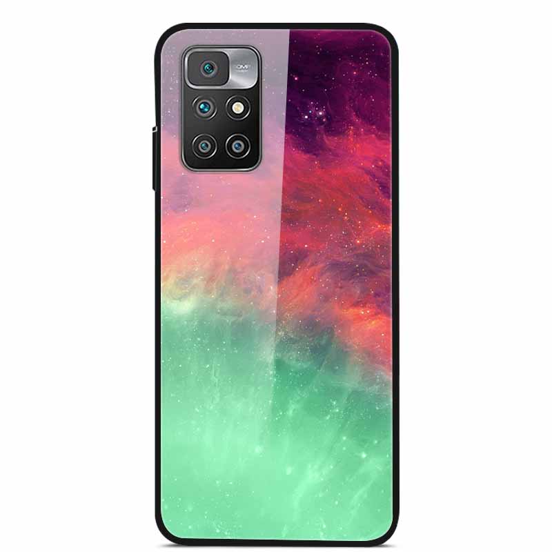 For Redmi Note 10 Pro Cases Note10T Tempered Glass Hard Back Cover for Xiaomi Redmi Note 10 5G / Note 10T Phone Case Capa Fundas