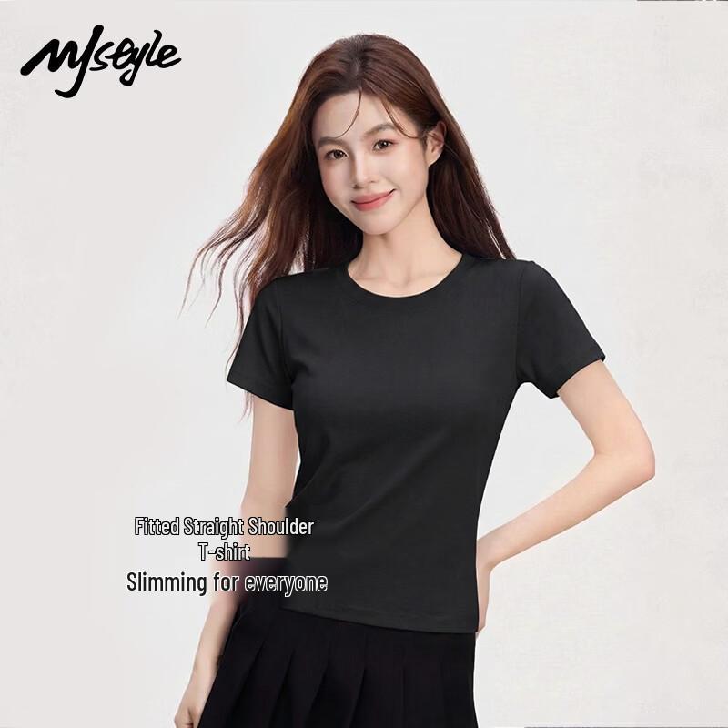 MJ Style Women s Slim Fit Short Sleeve T-shirt M
