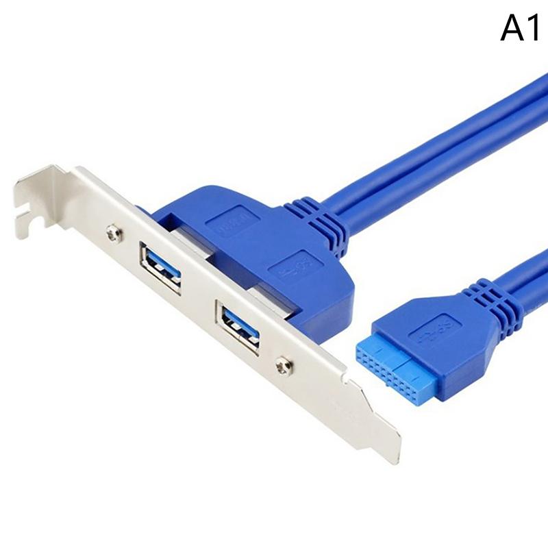 

20-контактный двойной кабель USB3.0, перегородка USB 3,0, задняя перегородка корпуса, кабель для компьютера, USB-удлинитель, аксессуары для ПК своими руками