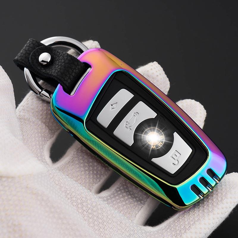 Key Fob Cover for BMW 5 Series 525li, 2 Series, 3 Series 320li, 7 Series, X3 X4 - Compatible with Modifications