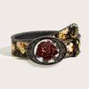 European And American Style Retro Rose Design, Niche Women's Fashion Belt AccessoriesEuropean And American Style Retro Rose Design, Niche Women's Fash