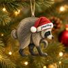 Cute Christmas Tree Pendant 2D Christmas Raccoon Ornament NEW Jimothy Raccoon Ornament  Party Decor