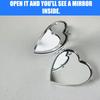 Vintage Butterfly Heart Mirror Keychain For Girls Women Fashion Accessory Stylish Accessories Perfect For Keys Bags