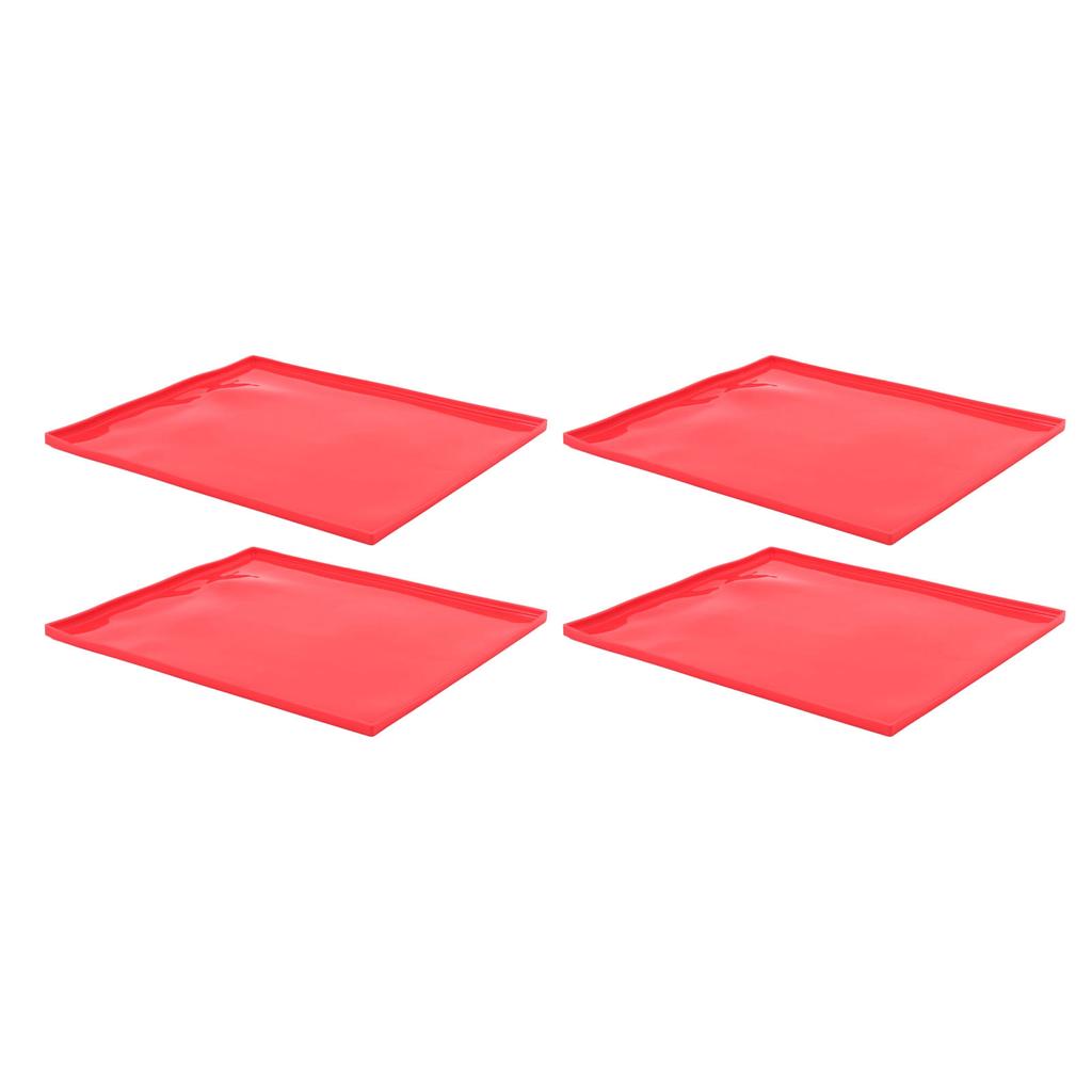 Roll Cake Mat Prevent Stick Food Grade Silicone Flexible Baking Mold Dehydrator Mat with Raised Edge for Biscuits