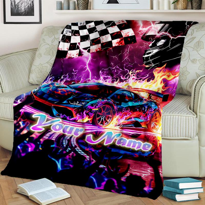 1PC Custom Name Dreams Ignite Flannel blankets Patterns Throw Blanket All-Season Soft Gift for Couch, Bed, Camping gifts