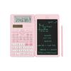 2-In-1 Foldable Writing Tablet Math Calculator 82MS 240 Function Accounting Calculator  Office