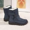 Herren Schneestiefel Outdoor Wasserdicht Plüsch Weich Plateau Schneestiefel für Herren Winter Schlupf Dick Warm Freizeitschuh Gepolsterter Knöchelstiefel
