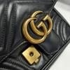 [Pre-Owned] Gucci GG Marmont Matelassé Mini Bag 'Black' - Good #1HCDBES