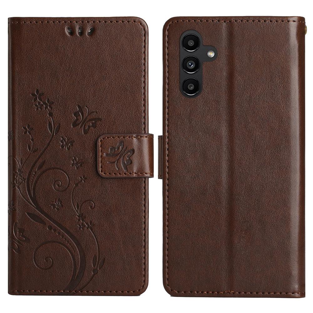 For Samsung Galaxy S25 Case PU Leather Phone Wallet Cover with Strap