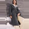ELLE French Vintage Style Shearling Wool Casual Loose Versatile Comfortable Long Sleeve Double-Sided Wool Coat Long Overcoat Women Coats EN52584