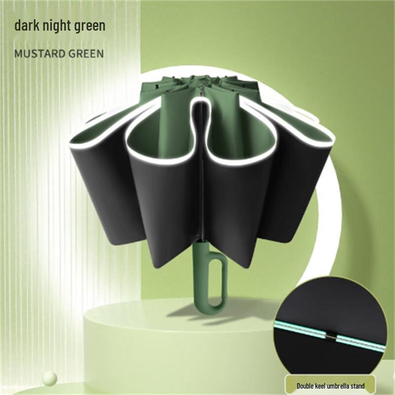 

Automatic Windproof UV Protection Reverse Double Umbrella