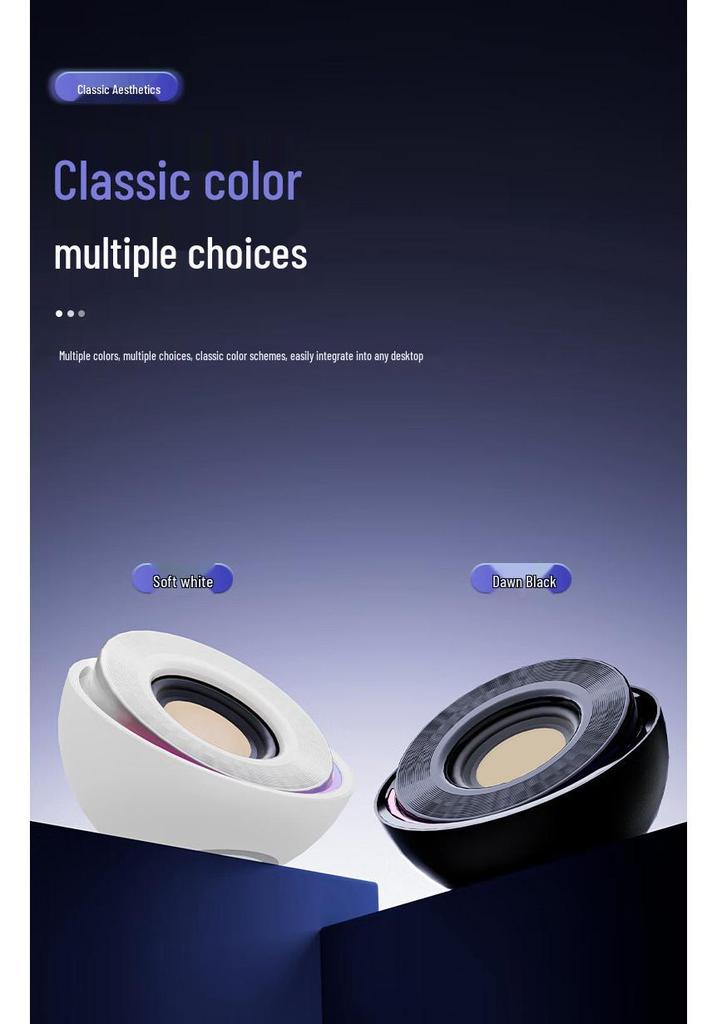 RGB Bluetooth Desktop Multimedia Speakers with Subwoofer