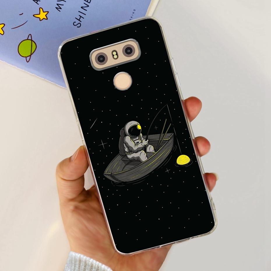 Case For LG Q6 Plus H870 H871 G600L G600K G600S Cute Flower Cat Pattern Soft Silicone TPU Phone Cases For LG G6 G 6 G6plus