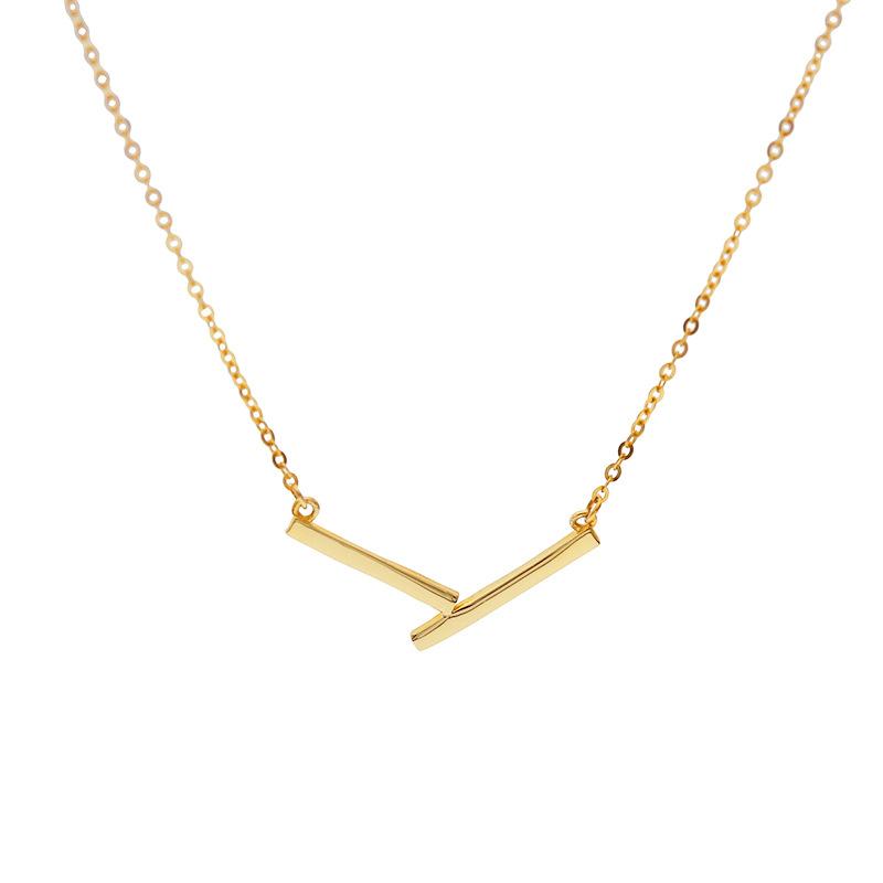 

V-образный кулон ключичная цепочка ожерелье фригидный стиль темперамент новый V-образный кулон ключичная цепочка ожерелье фригидный стиль новый стиль