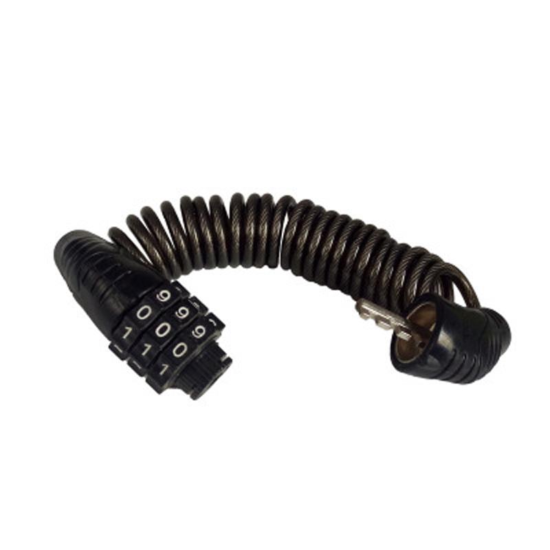 Accessori per Bicicletta Catena Lucchetto per Casco Durevole Combinazione a 4 Cifre Portatile Bici Moto Antifurto Cavo Punto Catena