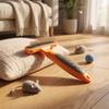 Pet Grooming Brush Shedding Comb for Dogs Cats Hair Removal Tool with Comfortable Handle and Durable Bristles for Effective Fur Cleaning