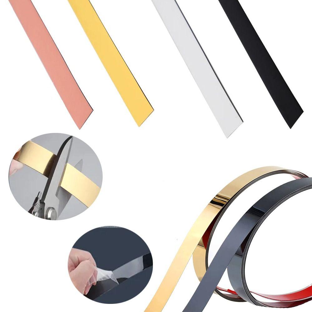 Waist Line Wall Ceiling Edge Strip Self-adhesive Furniture Wall Sticker Plane Tile Sticker