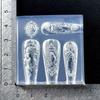 Embossed Silicone Nail Art Mould Reusable Flexible Craft Tool For Resin Jewelry Phone Case Decoration
