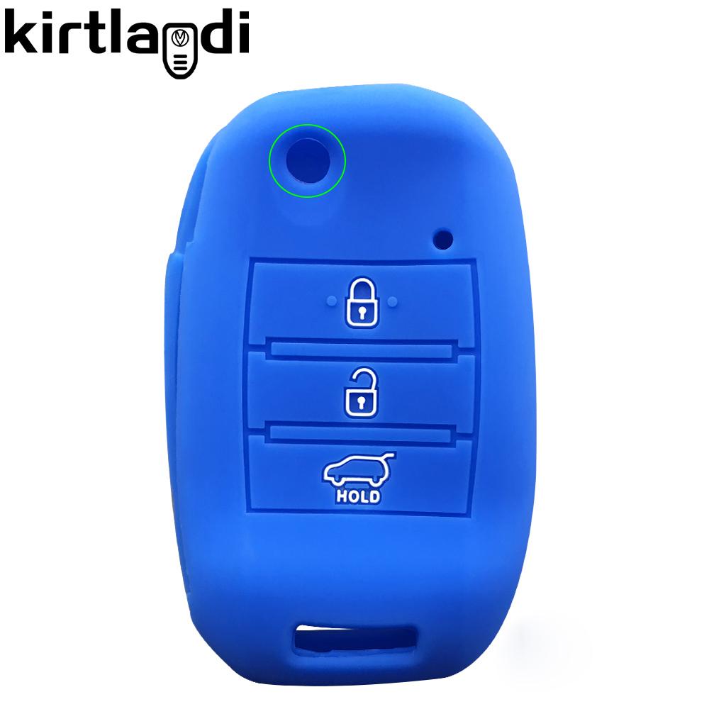 Silicone Key Cover Case Holder Keychain For Kia Rio 3 Sportage 3 4 Ceed Optima Sorento Xm Fl Cerato Kx K2 K3 K4 K5 Soul Sorento
