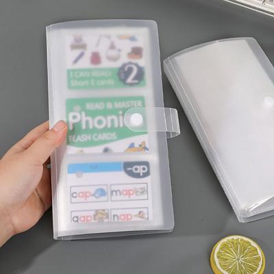 Simple PVC Photo Album Transparent 3 Inch Photocards Holder Portable Idol Card Collection Binder