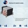 Jinfengbao 2U CPU Cooler with 4 Heatpipes for 115X/2011/1700 Sockets, 12th Gen, PWM