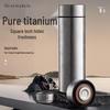 FUBOLAI Pure Titanium Insulated Portable Tea Cup 500ml