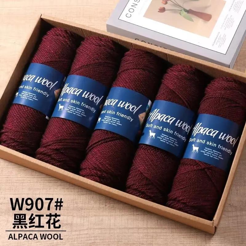 

5Pcs camel wool needle thread, comfortable and soft, suitable for DIY medium and thick wool balls such as hand-woven scarves