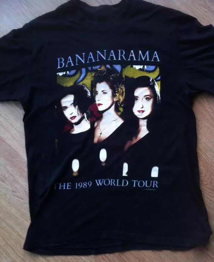 1989 BANANARAMA WORLD TOUR T Shirt Size S-5XL Unisex T-Shirt XXXL
