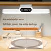 LED Eye Protection Desk Lamp with Clock - Student Study, Bedroom, Dormitory, Bedside Night Light