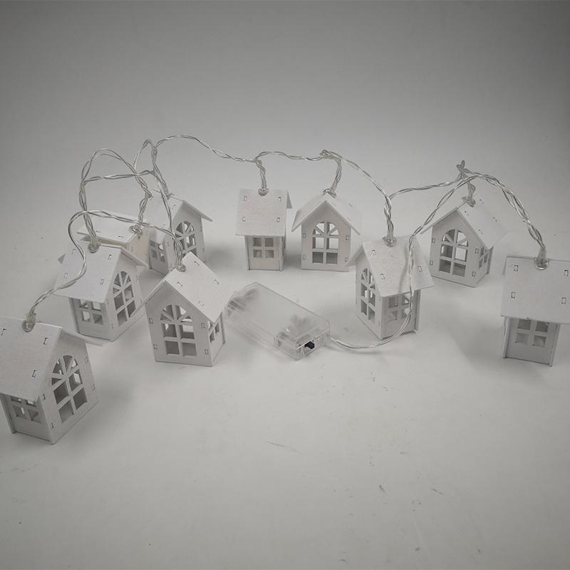 1.5m 10pcs LED Christmas Tree House Style Fairy Light Led String Wedding Christmas Decor
