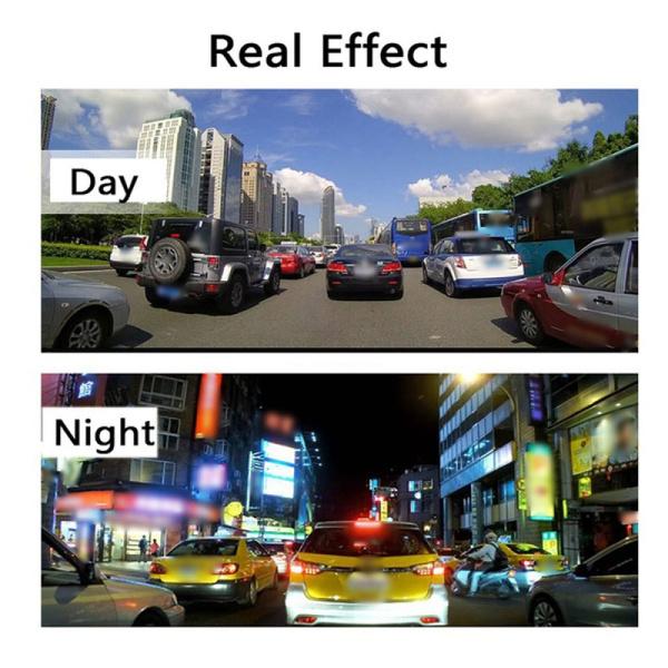 1080P Full HD Car Camera Rearview Mirror Dash DVR Cam Backup Camera Night Vision Front and Rear Dual Lens Video Recorder Reversing Car  Video Recorder