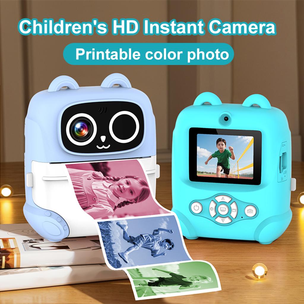 Easy to Operate Childrens Instantly Print Camera Video Featuring Simple Controls and Film Option for Creative Expression