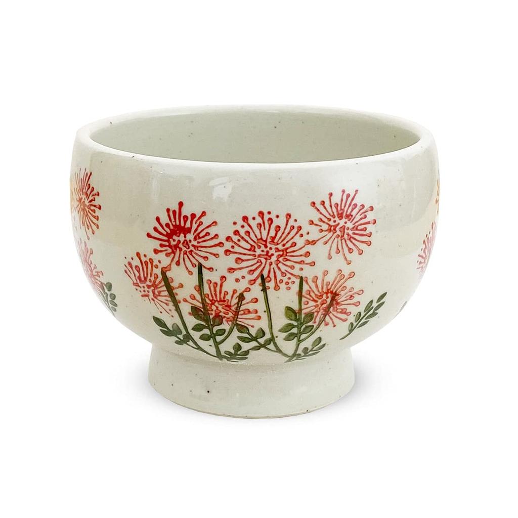 Dinner Soup Free Round Hasami Made in Wildflower PNO605440 J-kitchens Bowl, Bowl, 350cc, Ware, Japan, Design, Red,