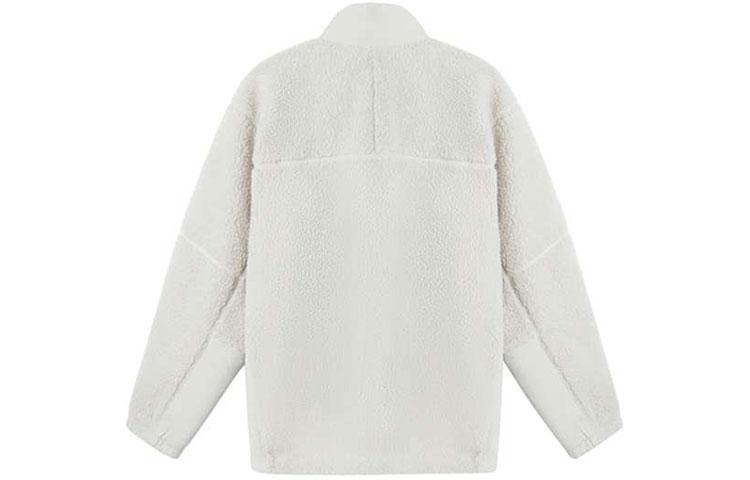 New Balance Velvet Jackets Unisex Yellow White Multicolor Stand Collar Moderate MDA35013-CRE