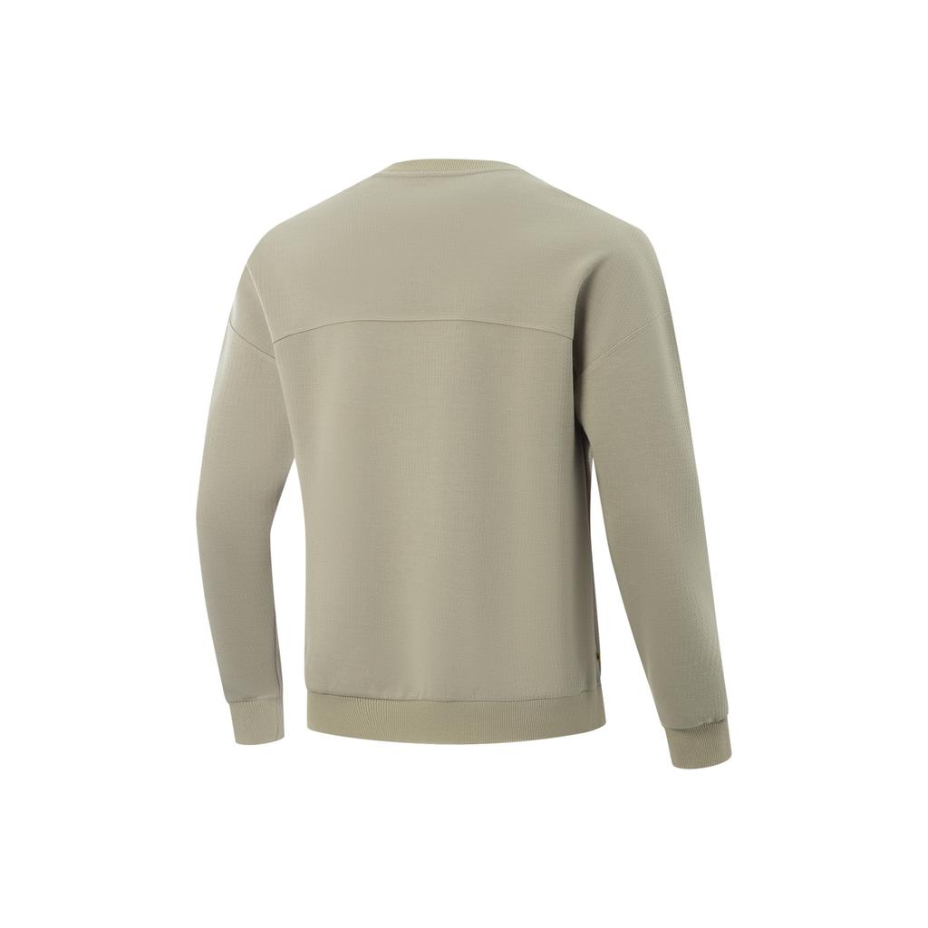 Li Ning JB Series Loose Fit Long Sleeve Round Neck Letter Logo Sweatshirt Men Sweatshirt AWDV545-3