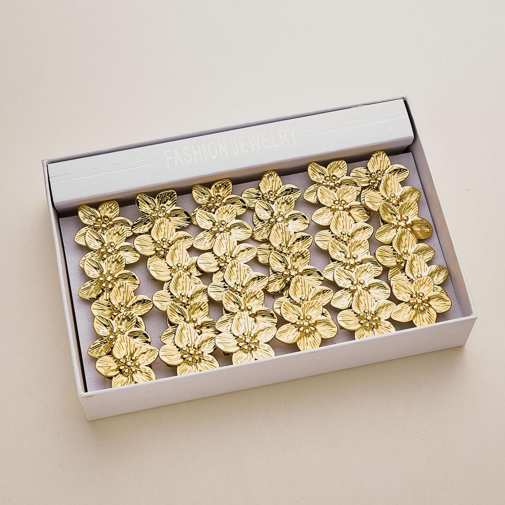 Gold Stainless Steel Smooth Surface Drip Oil Finger Ring