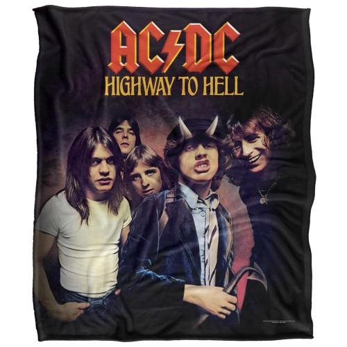 AC/DC Highway To Hell Silky Supersoft Blanket