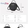 Cozy Up Lingge Small Round Bag for Women's Niche One Shoulder Crossbody Bag