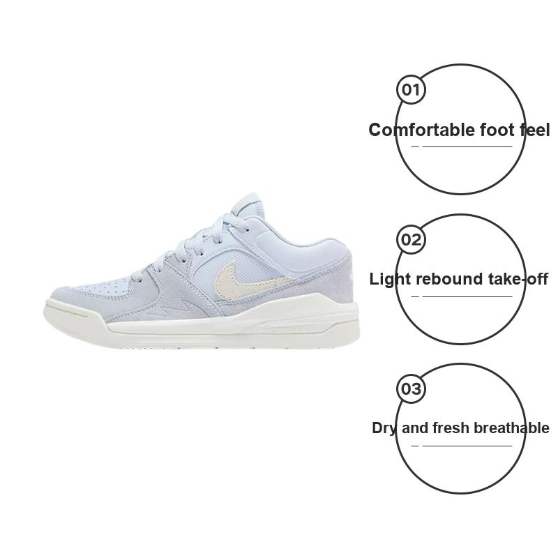 Jordan Stadium 90 Comfortable Versatile Shock Absorption Low-Top Kids Casual Shoes Kids Casual Shoes Light-Blue DX4399-400