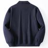 Men's Casual Solid-Color Knitted Cardigan With Pockets, Lapel Jacket Outerwear