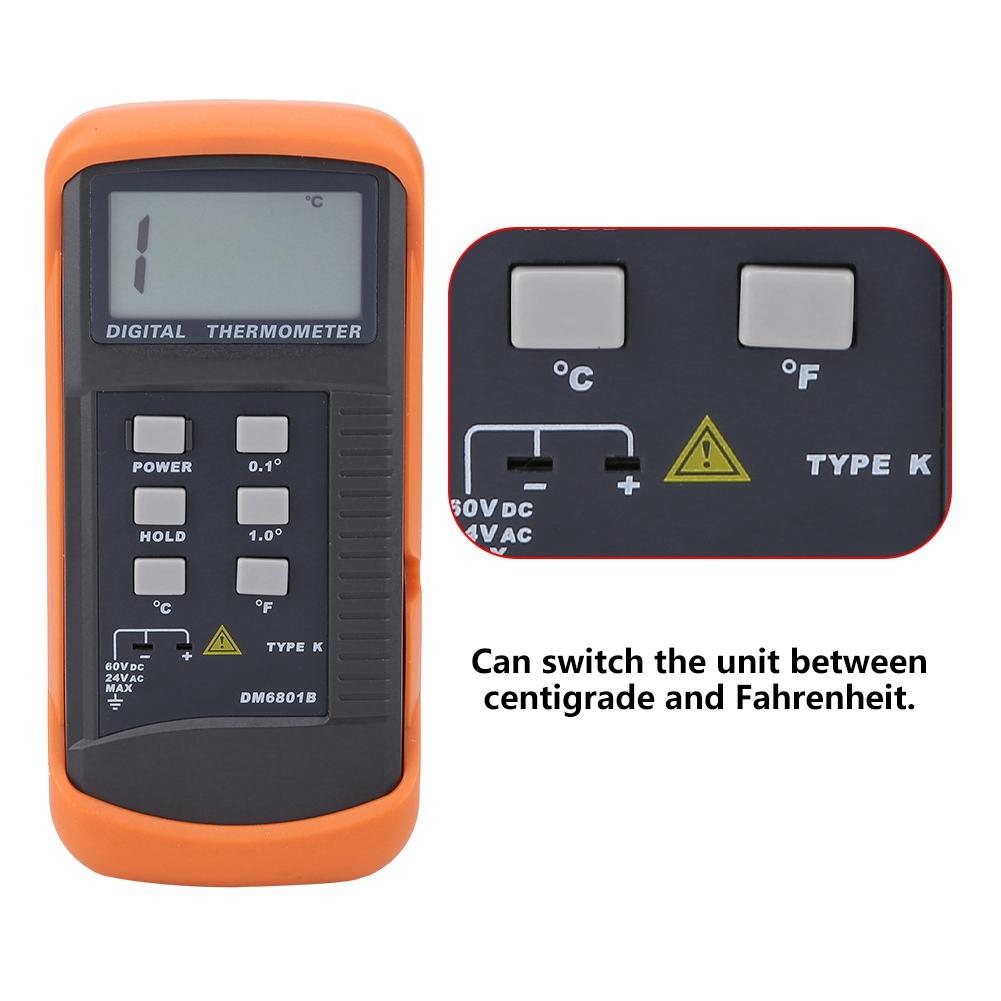 Single Channel K Type Digital Thermocouple Sensor Thermometer Temperature Meter -50-1300°C
