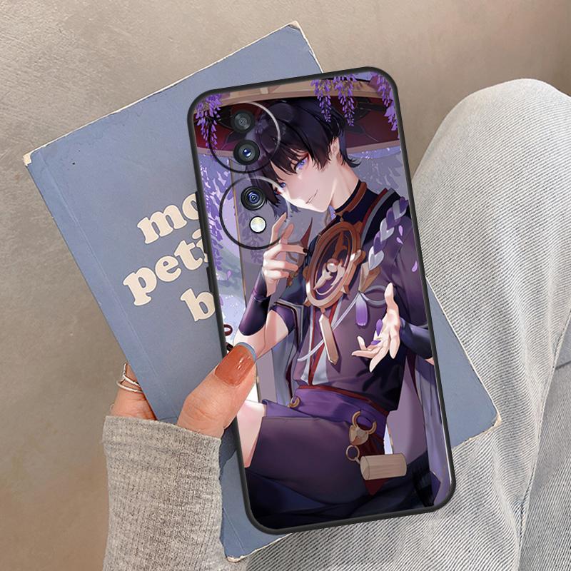 Scaramouche Genshin Impact For Honor Magic 7 6 5 8 Pro Case For Honor Win RT X9d X9c X9b X9a X8c X8b 70 90 200 400 Lite