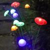 Solar Mushroom Jellyfish Light: Outdoor Decorative Light with Steady and Flashing Colors