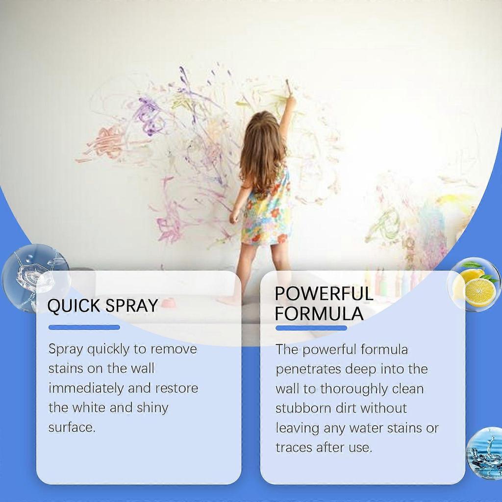 Jakehoe Stain Remover And Cleaner For Household Wall Water Stains, Dirt, Bathroom And Mold Spots