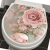 Removable Toilet Pedestal Pan Sticker PVC Commode Sticker Toilet Cover Sticker  Home Decoration